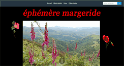 Desktop Screenshot of ephemeremargeride.com