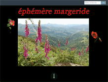 Tablet Screenshot of ephemeremargeride.com